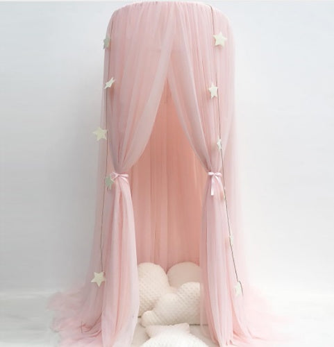 Children's Crown Canopy Mosquito Net – Star Nursery Bed Tent