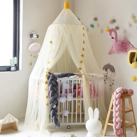 Children's Crown Canopy Mosquito Net – Star Nursery Bed Tent