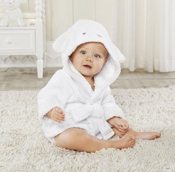 Cartoon Animal Baby Hooded Bathrobe – Soft Cotton Towel