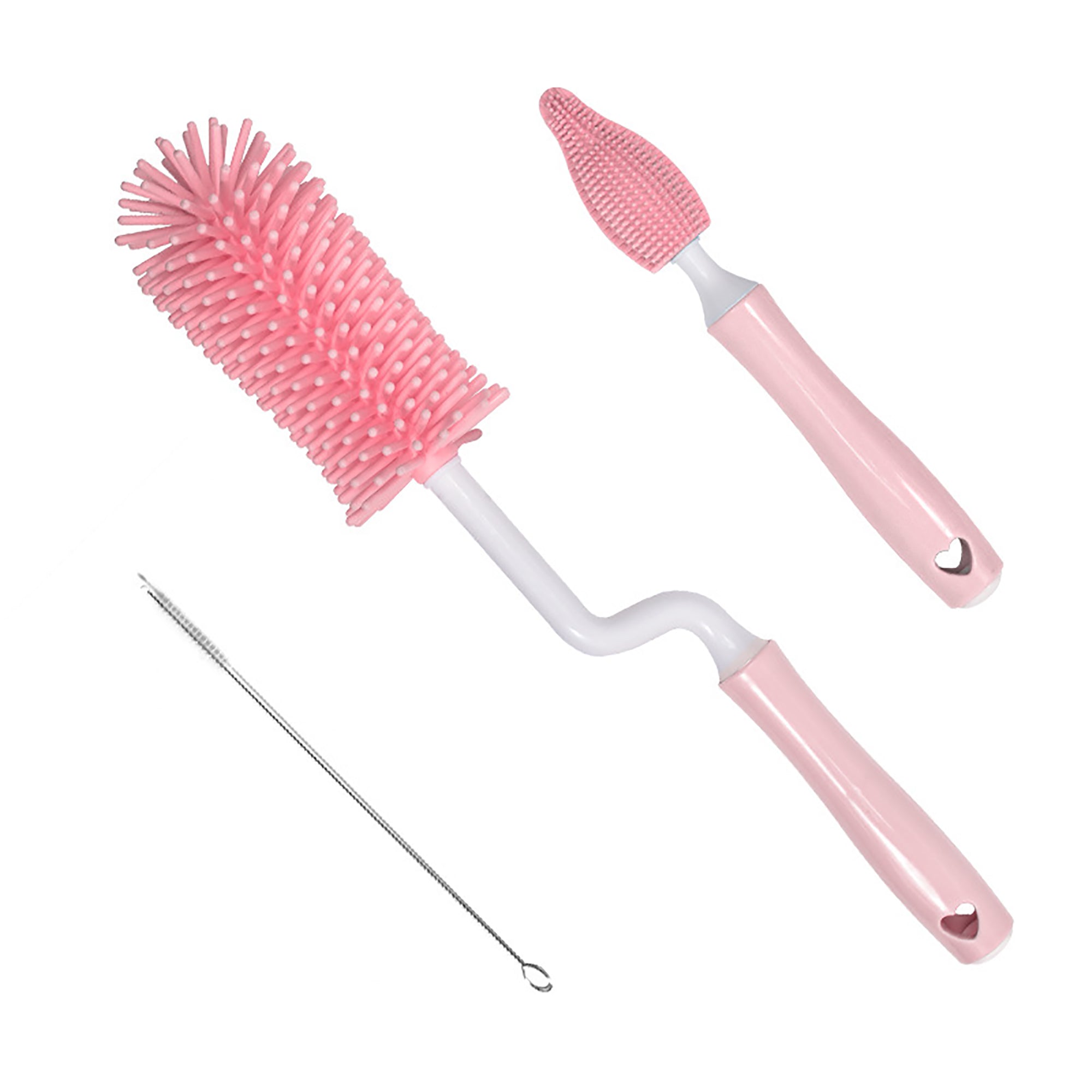 Baby Bottle & Straw Cleaning Brush Set – Silicone