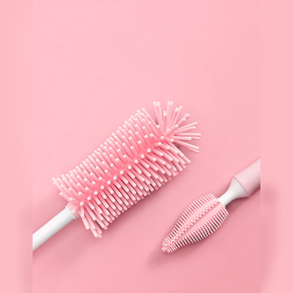 Baby Bottle & Straw Cleaning Brush Set – Silicone