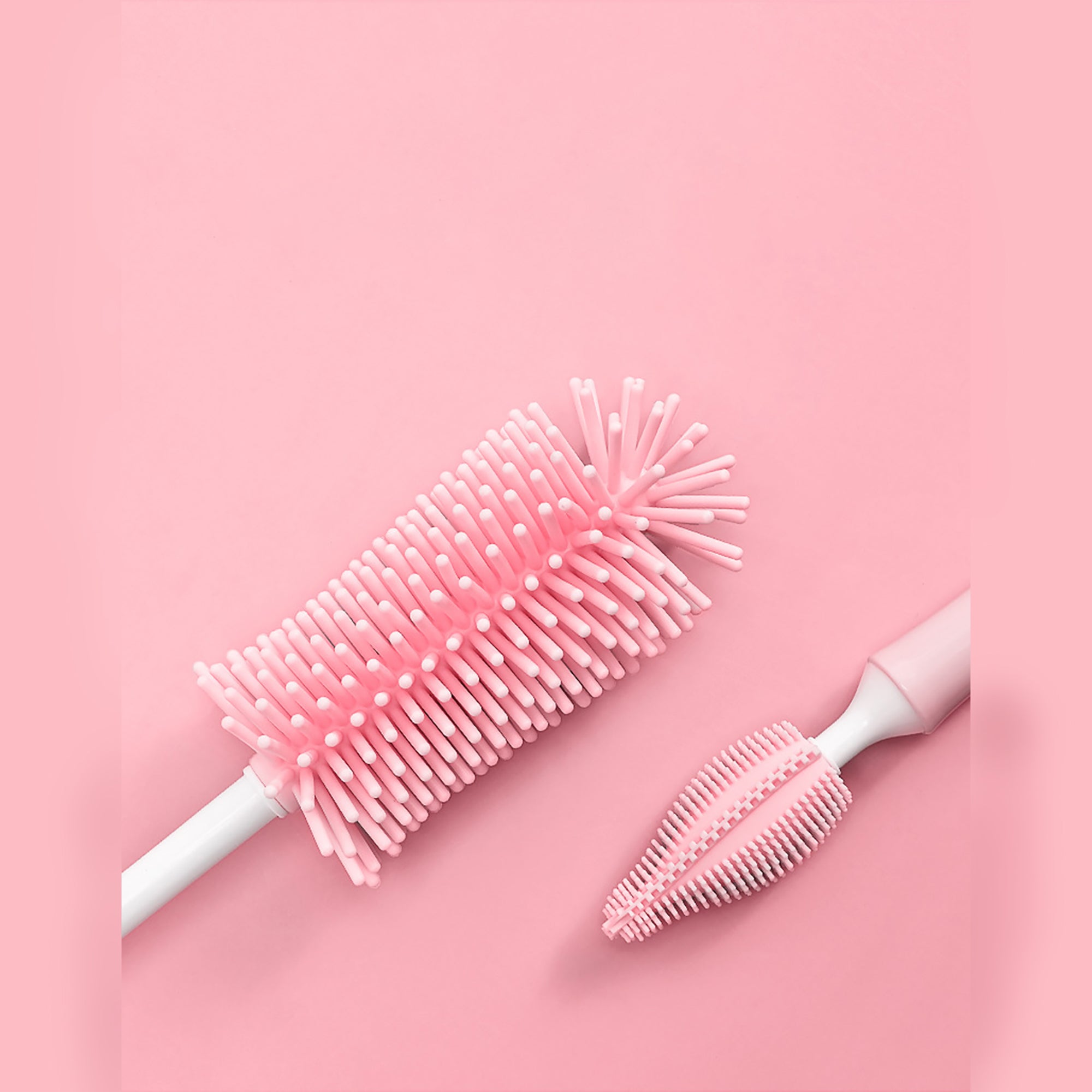 Baby Bottle & Straw Cleaning Brush Set – Silicone