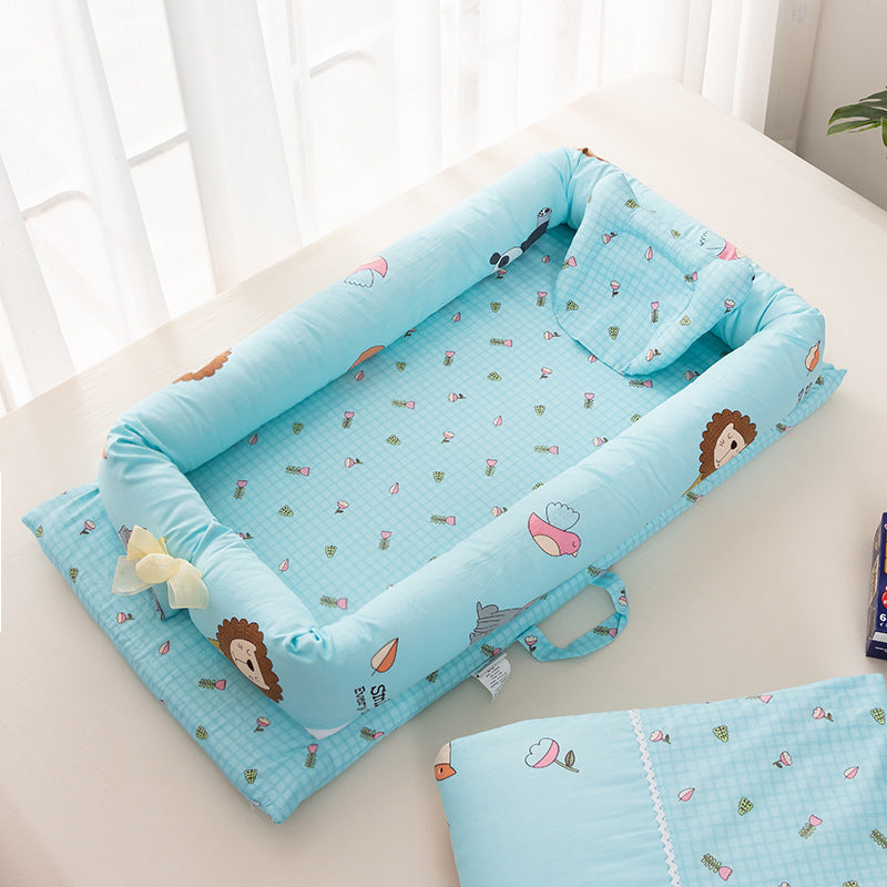 Portable Foldable Baby Crib Bed – Removable & Washable
