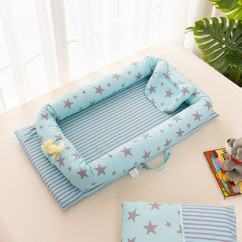 Portable Foldable Baby Crib Bed – Removable & Washable