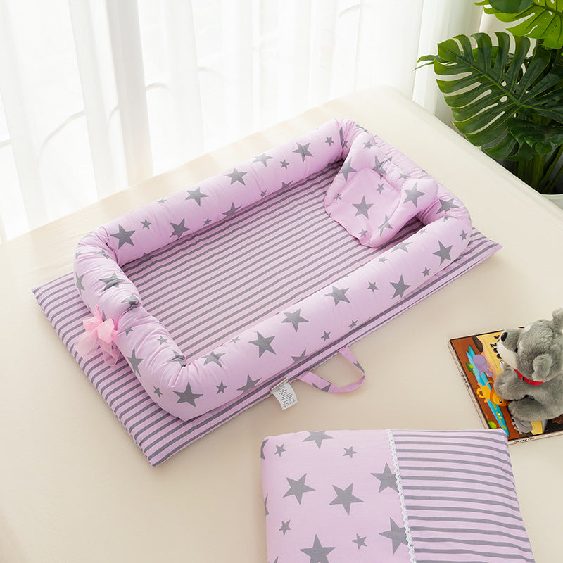 Portable Foldable Baby Crib Bed – Removable & Washable