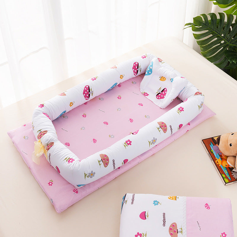 Portable Foldable Baby Crib Bed – Removable & Washable