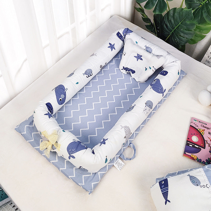 Portable Foldable Baby Crib Bed – Removable & Washable