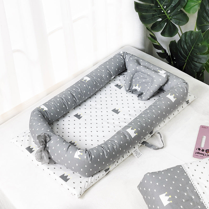 Portable Foldable Baby Crib Bed – Removable & Washable