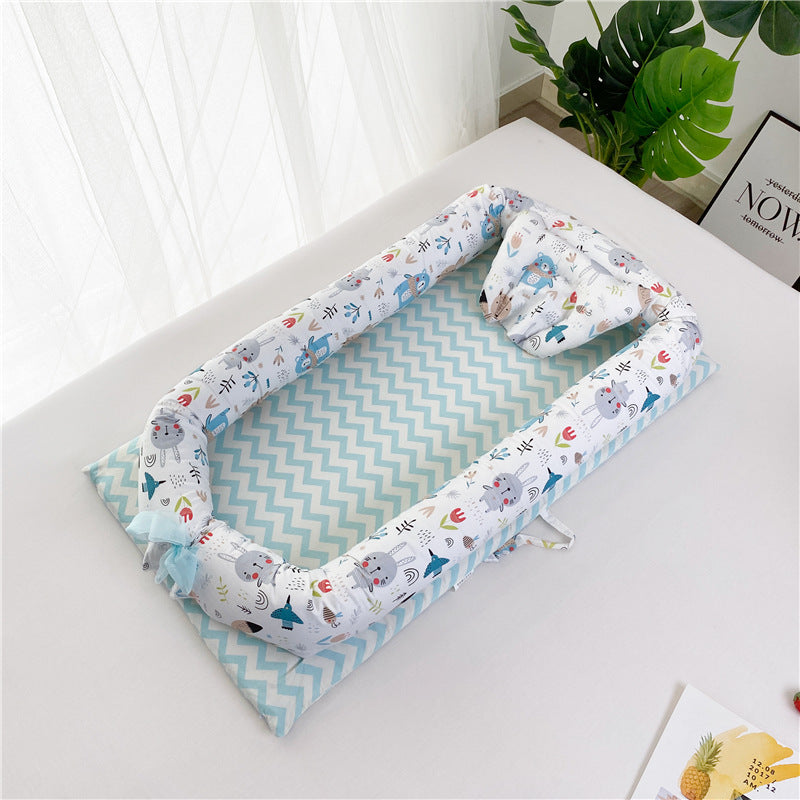 Portable Foldable Baby Crib Bed – Removable & Washable