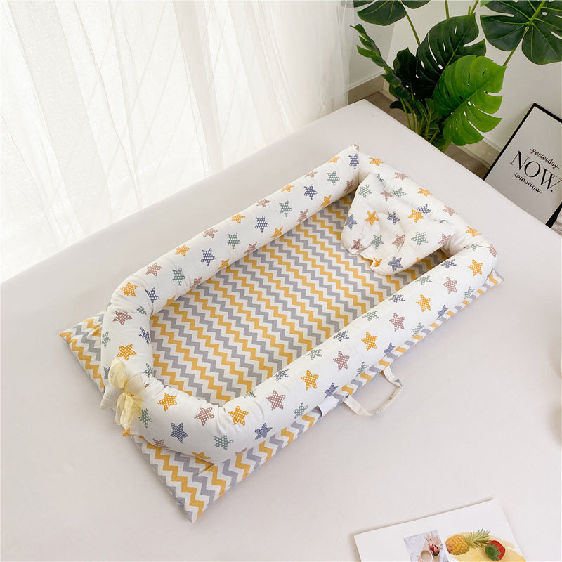 Portable Foldable Baby Crib Bed – Removable & Washable