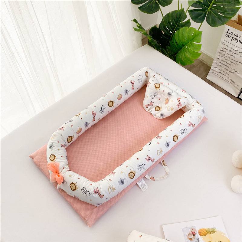 Portable Foldable Baby Crib Bed – Removable & Washable