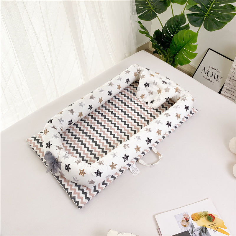 Portable Foldable Baby Crib Bed – Removable & Washable