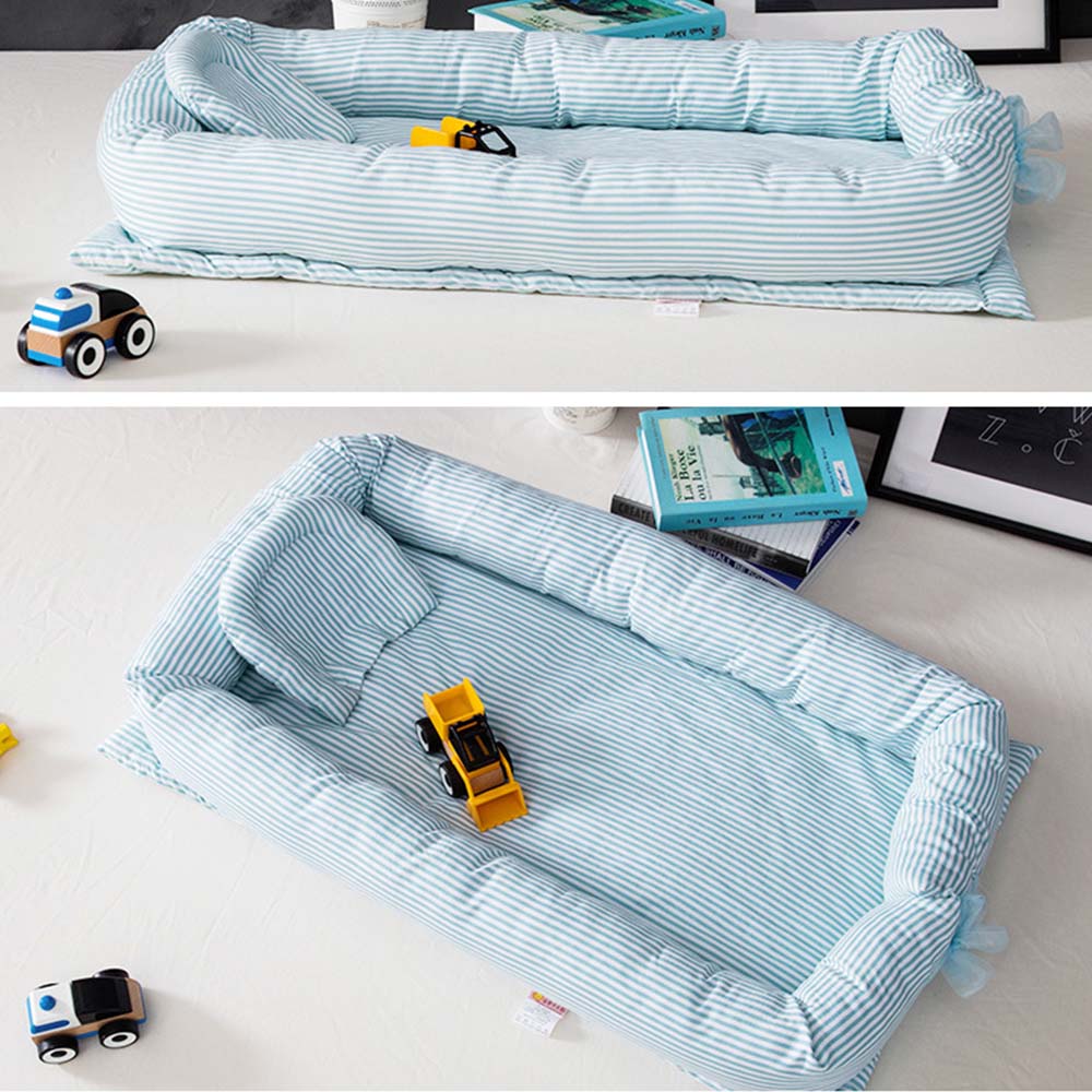Soft Cotton Baby Bed – Cosy Newborn Sleep Nest