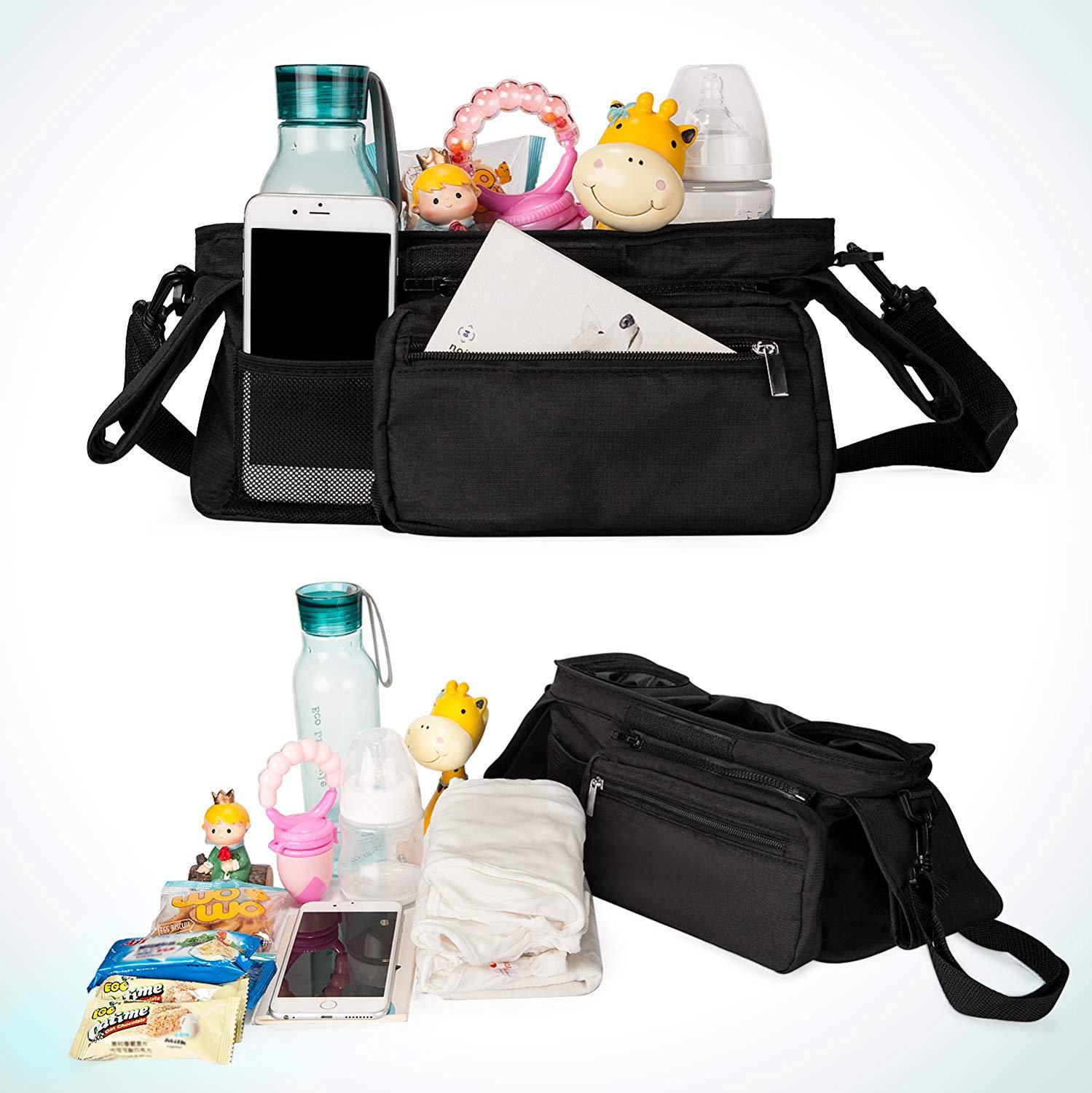 Waterproof Baby Stroller Organiser Bag – Pram Storage