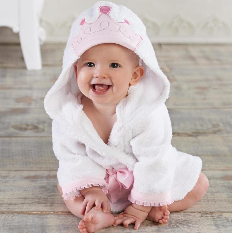 Cartoon Animal Baby Hooded Bathrobe – Soft Cotton Towel