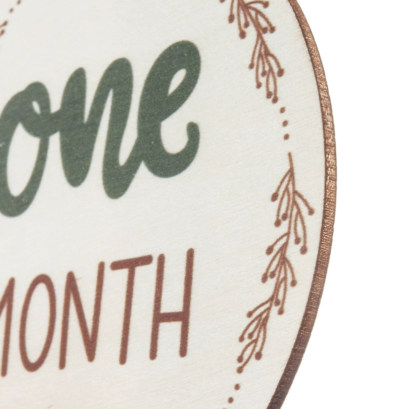 Baby Monthly Milestone Wooden Board – Keepsake Photo Prop