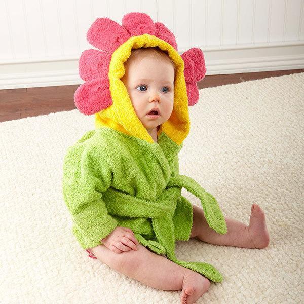 Cartoon Animal Baby Hooded Bathrobe – Soft Cotton Towel