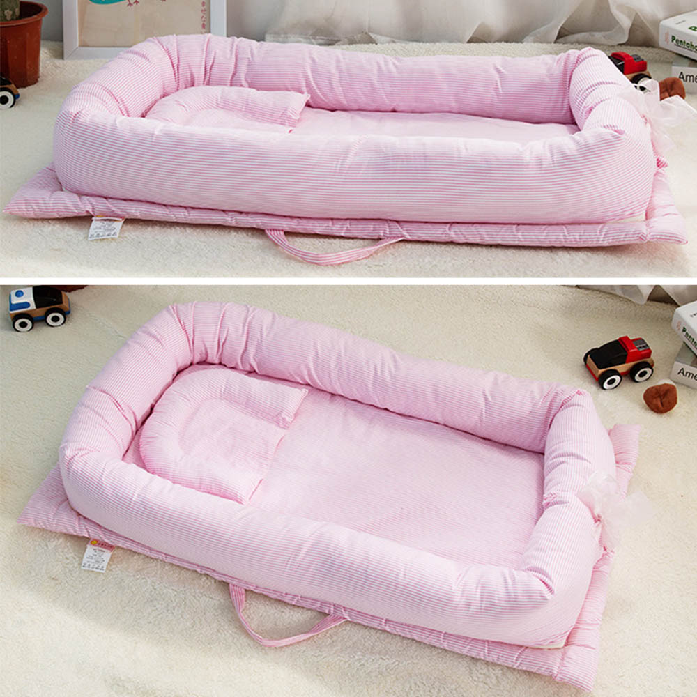 Soft Cotton Baby Bed – Cosy Newborn Sleep Nest