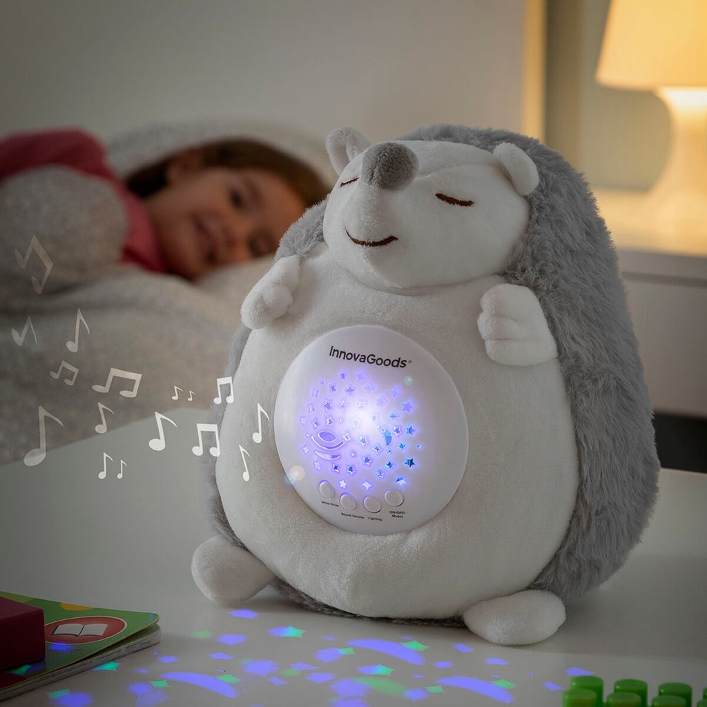 Hedgehog Nightlight & White Noise Soft Toy
