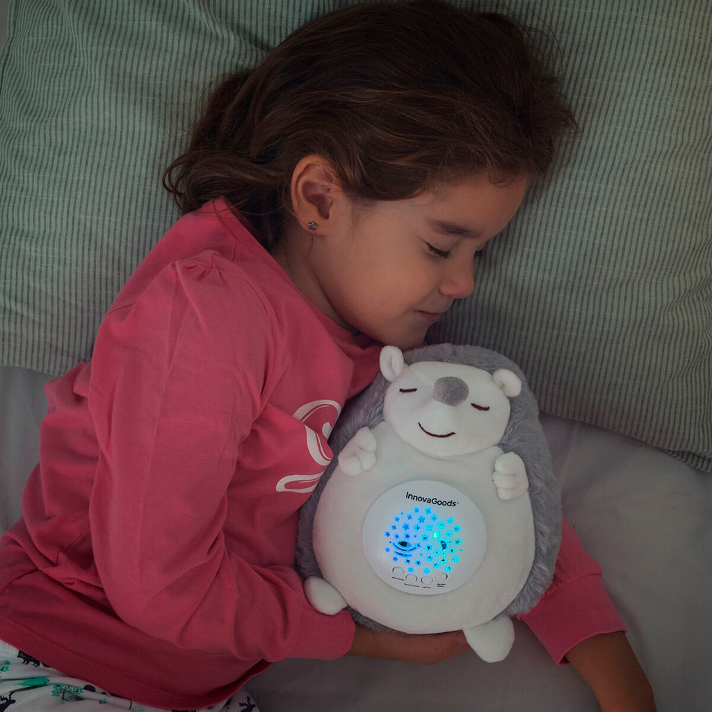 Hedgehog Nightlight & White Noise Soft Toy