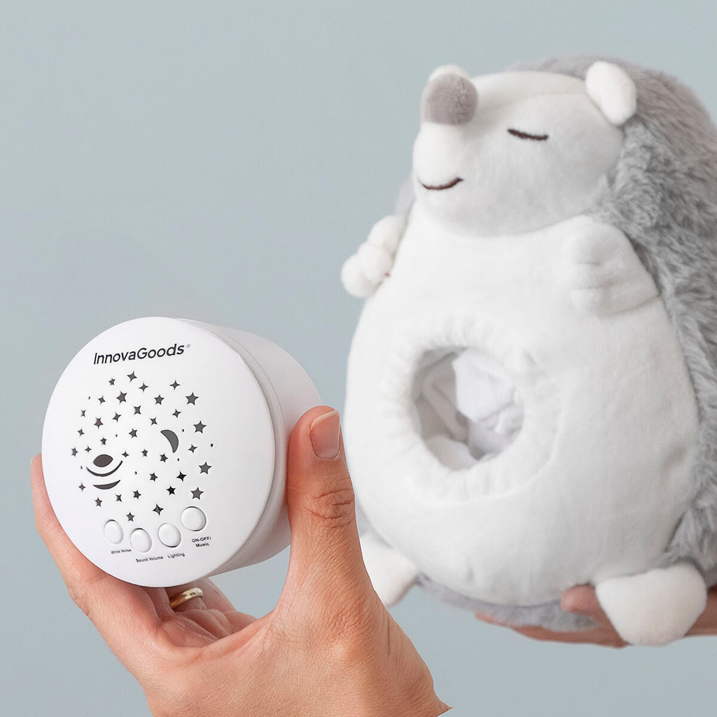 Hedgehog Nightlight & White Noise Soft Toy