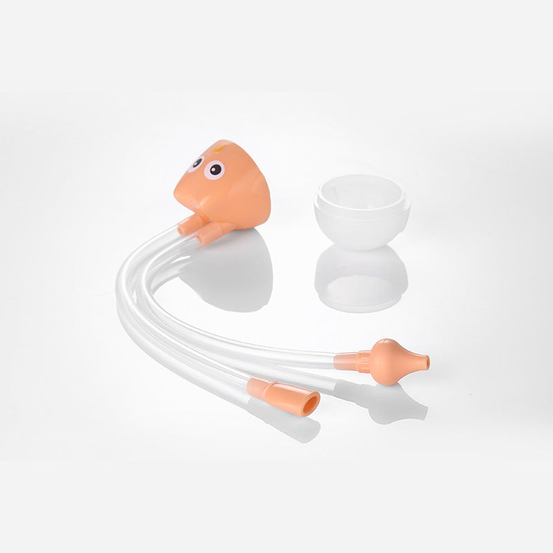 Cartoon Baby Nasal Aspirator – Gentle Nose Cleaner
