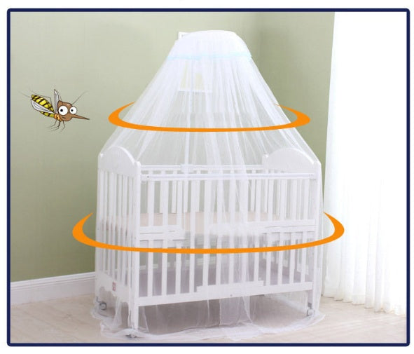 Baby Crib Clip-on Mosquito Net – Foldable & Complete Set