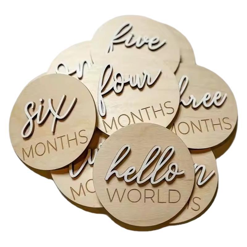 Baby Monthly Milestone Record Cards – First Year Memories